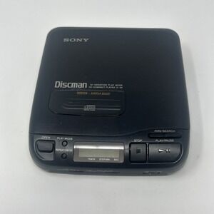 Sony Discman CD Compact Player D-34 10 Variation Play Mode Parts/Repair Only